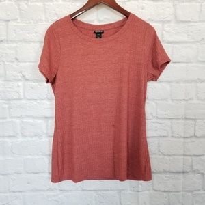 Torrid Ribbed Scoop Neck Tee 00X